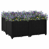 Donica do podniesionej rabaty, 80x80x38 cm, polipropylen model standard