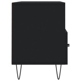 vidaXL Szafka pod TV, czarna, 102x36x50 cm, materiał drewnopochodny model standard
