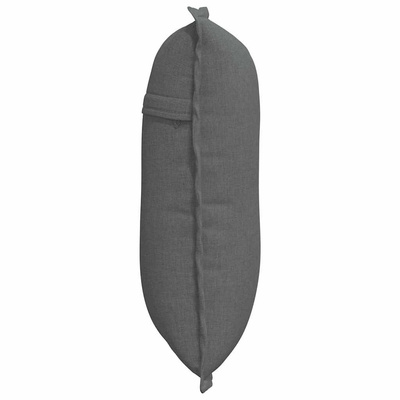 Poduszka na plecy Ciemnoszary 50 x 19 x 45 cm tkanina