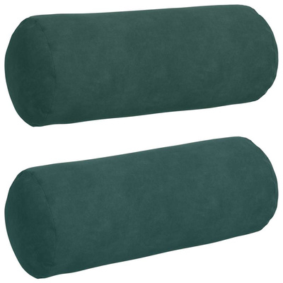 Poduszki Wałkowe 2 pcs Ciemna zieleń ? 15 x 40 cm