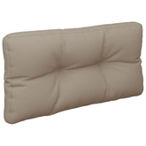 Poduszka na siedzisko z palet, taupe, 70x40x12 cm, tkanina
