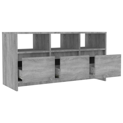vidaXL Szafka pod TV, szary dąb sonoma, 102x37,5x52,5 cm
