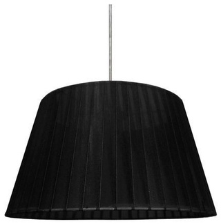 Lampa wisząca Tiziano z abażurem czarna do salonu pojedyncza E27