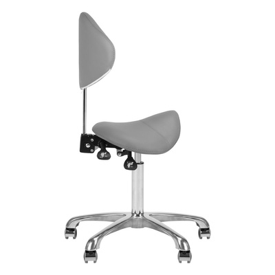 Taboret kosmetyczny 1004 Giovanni szary 141631
