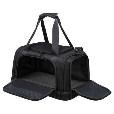 TRIXIE Transporter samolotowy dla psa Plane, 44x28x25 cm, czarny
