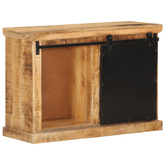 vidaXL Szafka, 80x30x55 cm, lite surowe drewno mango