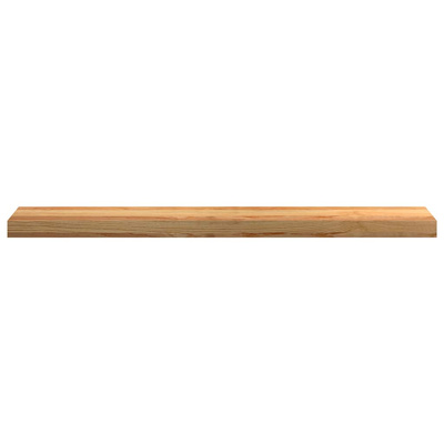 Parapety 2 szt., jasnobrązowy, 100x15x2 cm, lite drewno dębowe