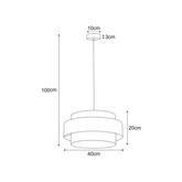 Lampa wisząca K-5171 z serii ETELA