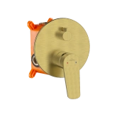 Zestaw podtynkowy z baterią podtynk 2f alonia invena trend, złoto szcz