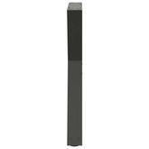Nogi do stołu jadalnego 2 szt. Antracyt 60x(72-73,3) cm Stal