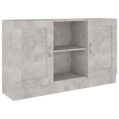 vidaXL Szafka, szarość betonu, 120x30,5x70 cm, materiał drewnopochodny