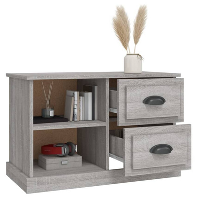 vidaXL Szafka pod TV, szary dąb sonoma, 73x35,5x47,5