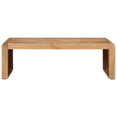 Stolik kawowy, 110x55x35 cm, lite drewno akacjowe