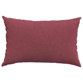 Poduszki na sofę 2 pcs Czerwone wino 60 x 40 cm tkanina