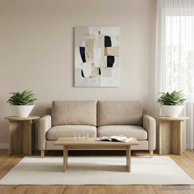 Stojak na rośliny 2 pcs dąb Sonoma 40 x 40 x 40 cm