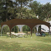 Namiot imprezowy rozkładany 575 x 288 x 245 cm Ciemnoszary