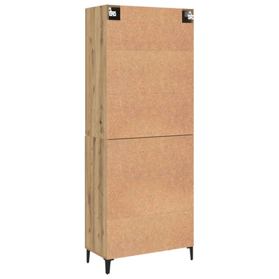 Highboard 2 szt. Dąb rzemieślniczy 69,5 x 34 x 180 cm
