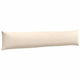 Poduszki na sofę 2 pcs Beżowy 200 x 40 cm tkanina