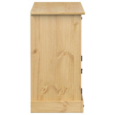 Komoda Corona, 112x40x75 cm, lite drewno sosnowe