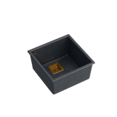 DAVID 40 GraniteQ black diamond/elementy miedziane