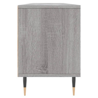 vidaXL Szafka pod TV, szary dąb sonoma, 150x30x44,5 cm