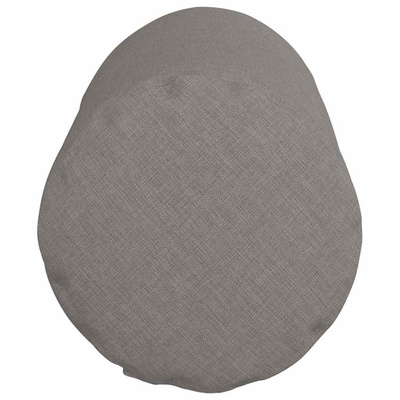 Poduszki Wałkowe 2 pcs Ciemnoszary ? 15 x 40 cm tkanina