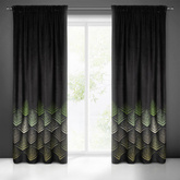 Zasłona Angelina czarna 140x270