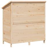 Shed ogrodowy naturalny 106 x 56 x 113,5 cm Drewno Świerkowe