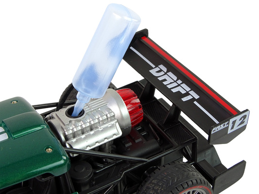 Auto Zdalnie Sterowane Sportowe R/C 1:16 Zielone Para Wodna