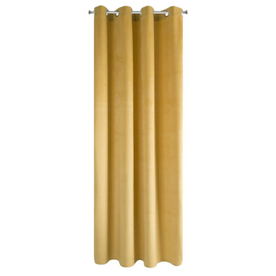 Zasłona Pierre musztardowa 140x250