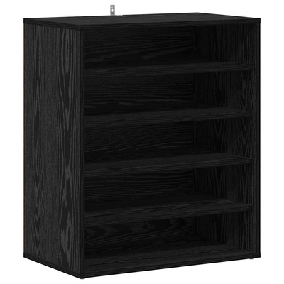 Szafka na buty z półką Czarny Dąb 60 x 35 x 70 cm