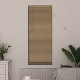 Żaluzja wenecka Jasnobrązowy ze wzorem 150 x 40 cm 25 mm PVC