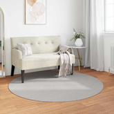 Dywany pokojowe Okrągły LUGO Kremowy i szary ? 200 CM Poliester