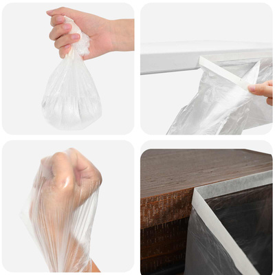 Arkusz ochronny z taśmą klejącą 6 szt. przezroczysty HDPE