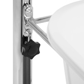 Brodzik do pedicure z regulowaną wysokością chrom 132869