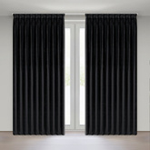 Zasłona Melanie czarna 125x270