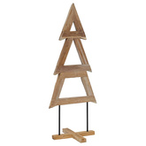 Choinka z podstawą Brązowy 149,5 cm Lite drewno tekowe