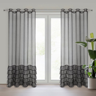 Firana Carli czarna 140x250