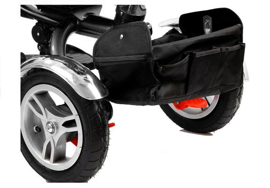 Rower Trójkołowy PRO500 Czerwony - CZARNA RAMA