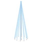 vidaXL Choinka z kołkiem gruntowym, 732 niebieskie LED, 500 cm
