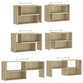 vidaXL Szafka pod TV, dąb sonoma 149x30x52 cm, materiał drewnopochodny