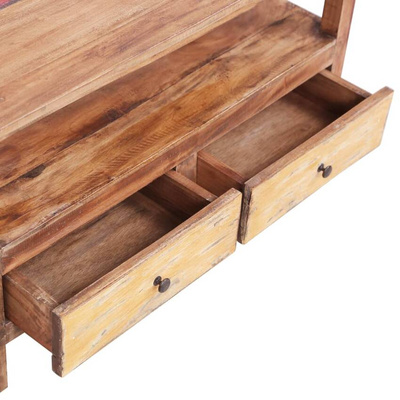 vidaXL Szafka pod TV, 90 x 40 x 50 cm, lite drewno z odzysku