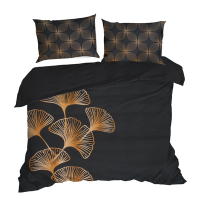 Makosatyna czarny 160x200