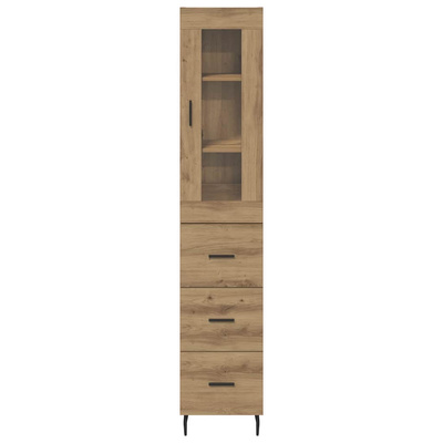 Highboard Dąb rzemieślniczy 34,5 x 34 x 180 cm