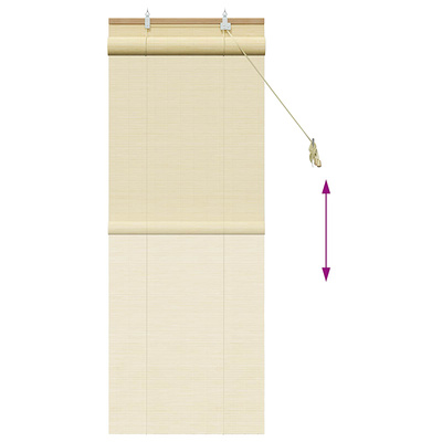 Roleta naturalny 40 x 160 cm Bambus