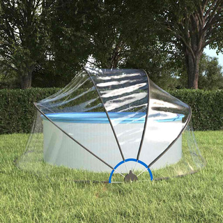 vidaXL Kopuła na basen, okrągła, 315x158 cm, PVC