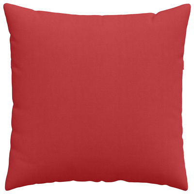 Poduszki na sofę 2 pcs Czerwony 60 x 60 cm tkanina
