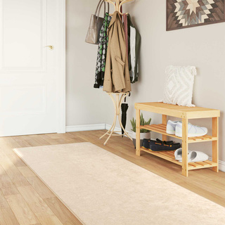 Chodnik dywanowy MARSA Kremowy 80 x 450 cm Poliester i PVC