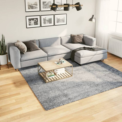 vidaXL Dywan z długim włosiem PAMPLONA, niebieski, 240x240 cm
