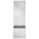 Ekran zapewniający prywatność w ogrodzie Srebrny 50 x 150 cm